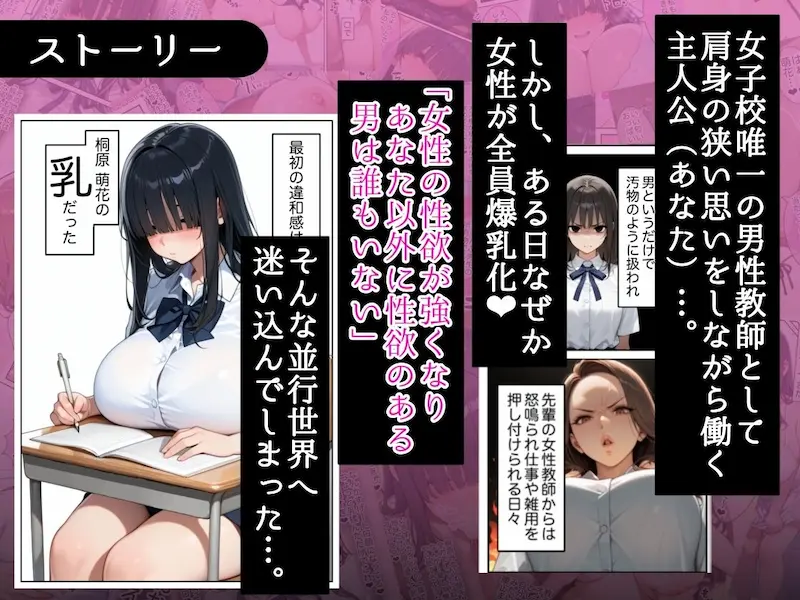 俺しか勃起できない世界 〜Kカップ爆乳陰キャ教え子生オナホ化計画〜