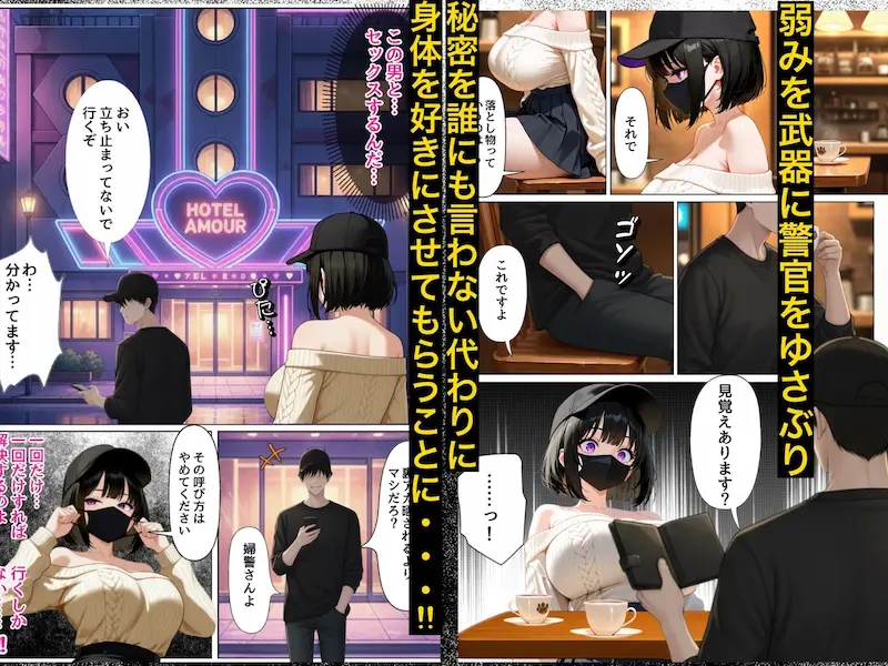強気な裏アカ警察官、潮だくセックスで二か月後に分からされる話